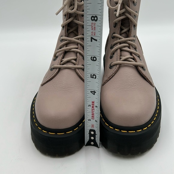 2298- Dr. Martens Combat Boots Women’s Size 9 / Men’s Size 10 Leather No Box - Picture 5 of 12